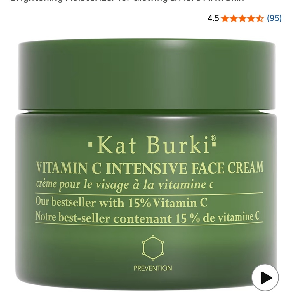 Kat Burki Vitamin C Intensive Face Cream - Green
